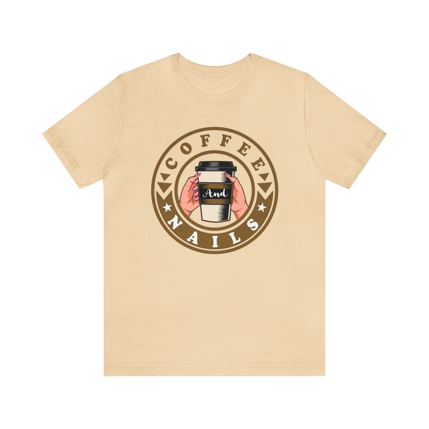 Coffee Nail Unisex Jersey Short Sleeve Tee
