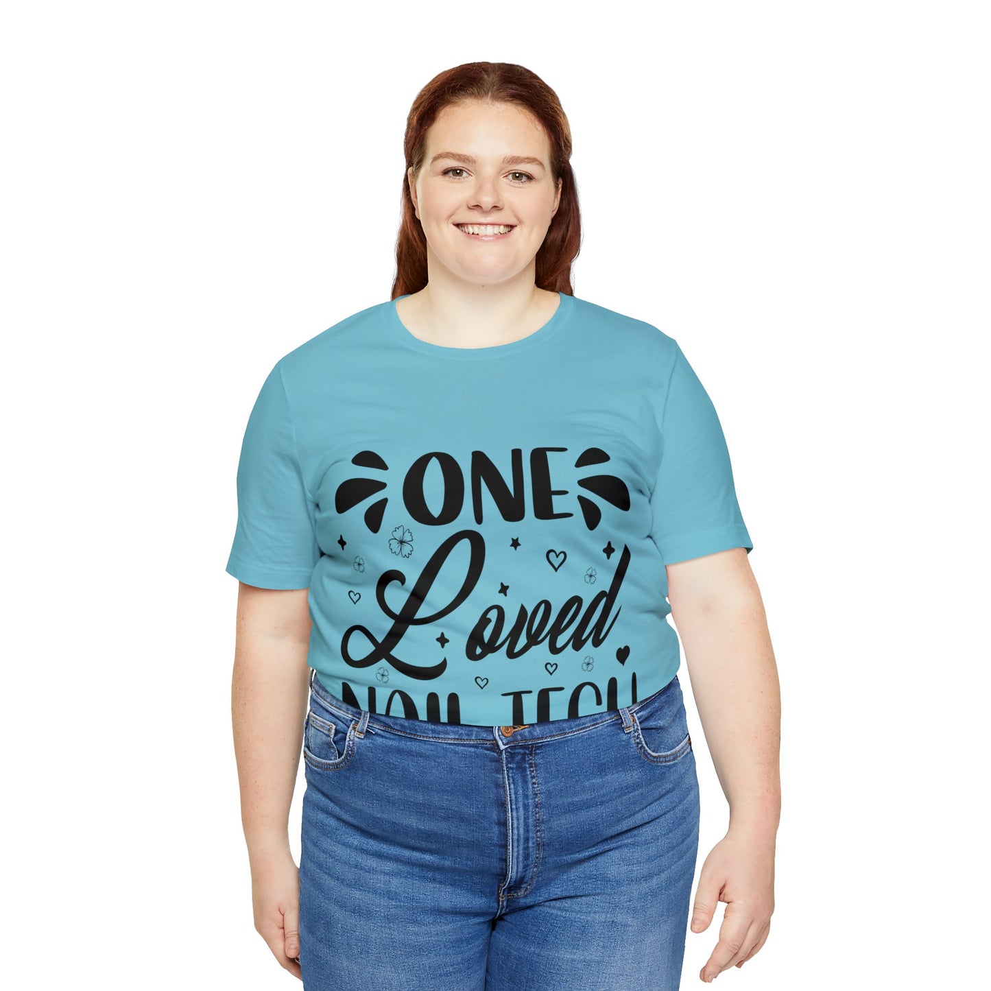 "One Loved Nail Tech" Unisex Jersey Short Sleeve Tee