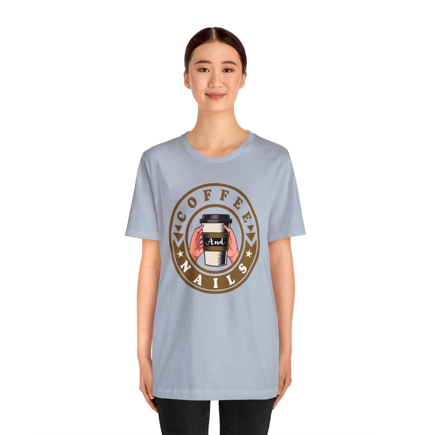 Coffee Nail Unisex Jersey Short Sleeve Tee