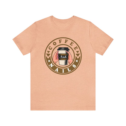 Coffee Nail Unisex Jersey Short Sleeve Tee