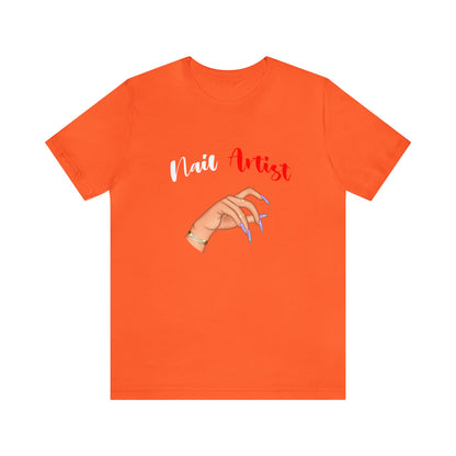 Nail aritst Unisex Jersey Short Sleeve Tee