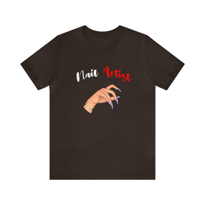 Nail aritst Unisex Jersey Short Sleeve Tee