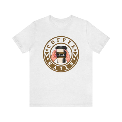 Coffee Nail Unisex Jersey Short Sleeve Tee