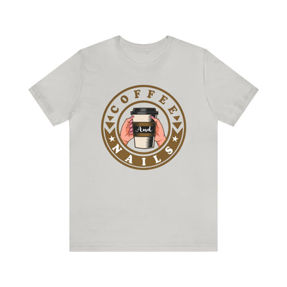 Coffee Nail Unisex Jersey Short Sleeve Tee