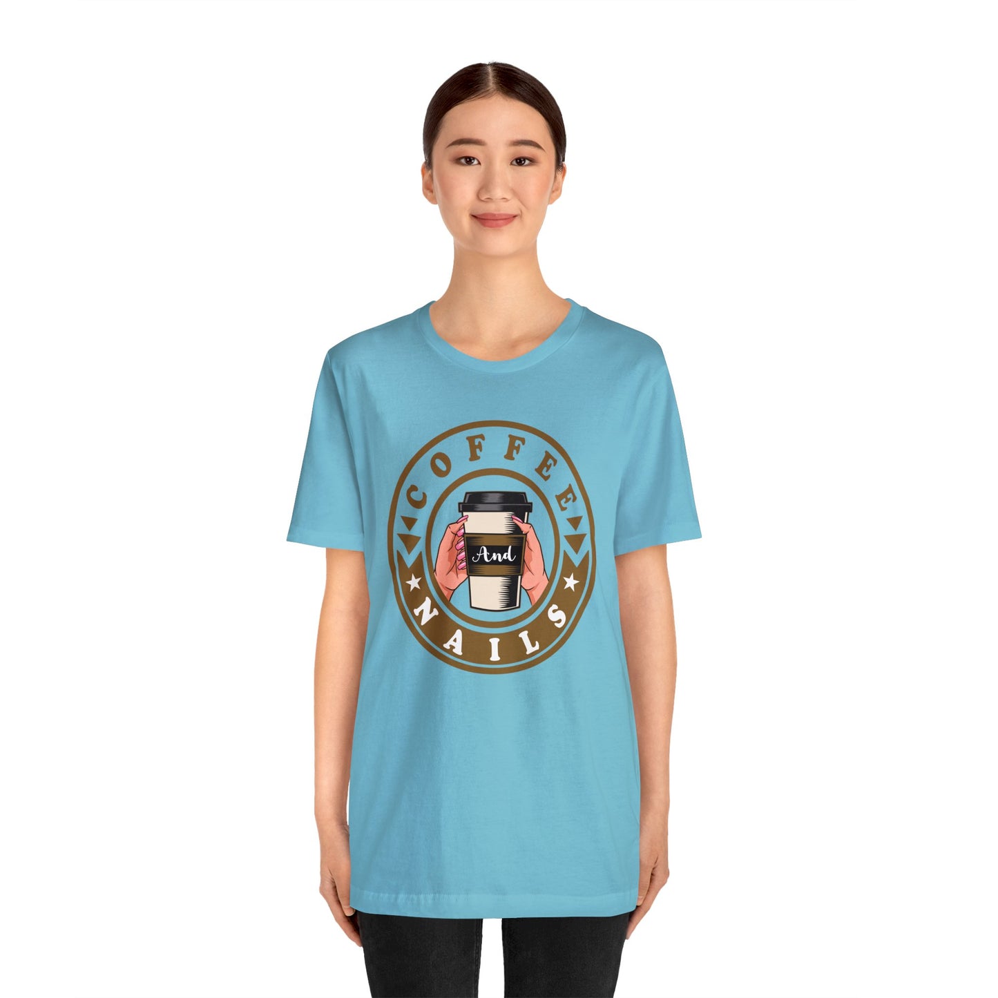 Coffee Nail Unisex Jersey Short Sleeve Tee