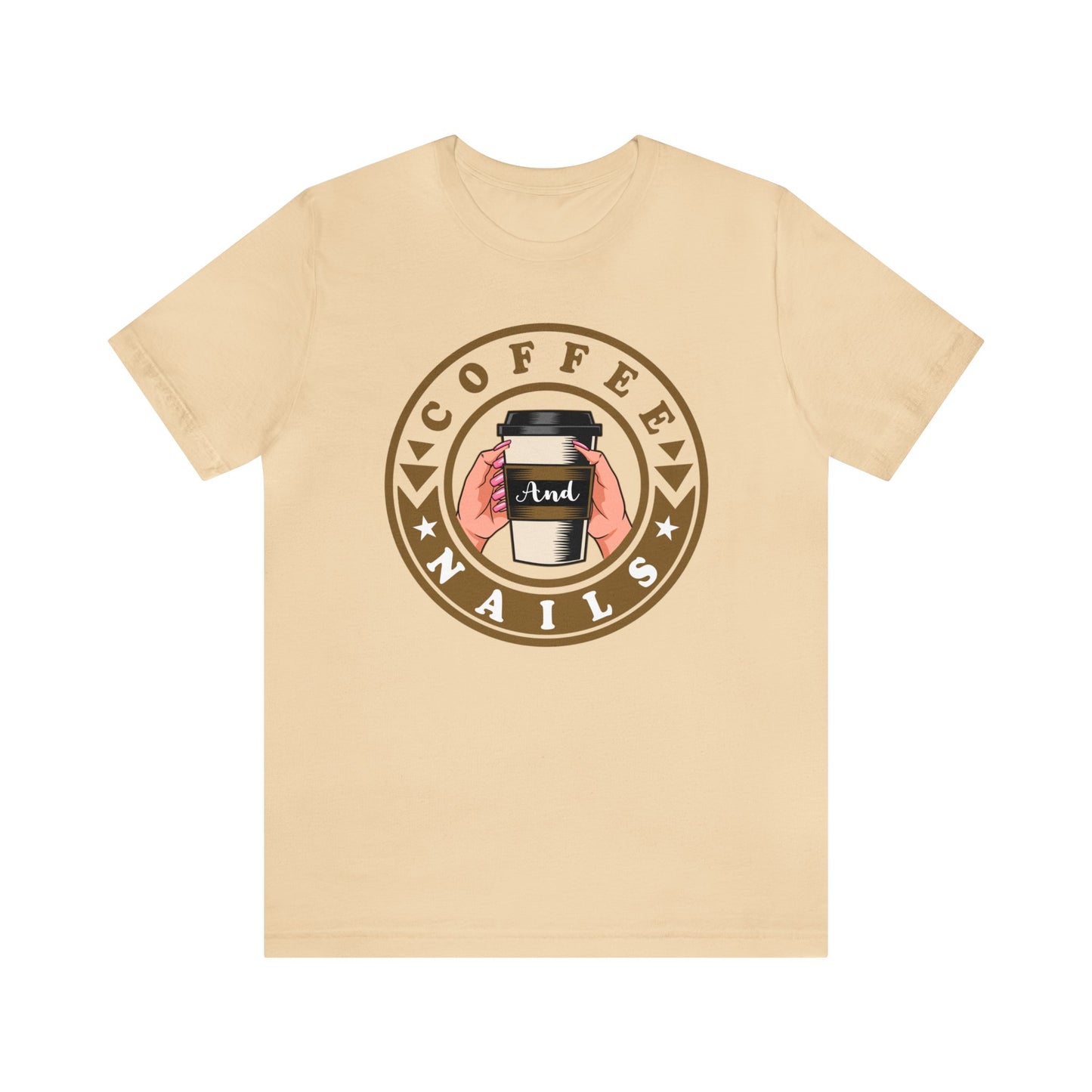 Coffee Nail Unisex Jersey Short Sleeve Tee