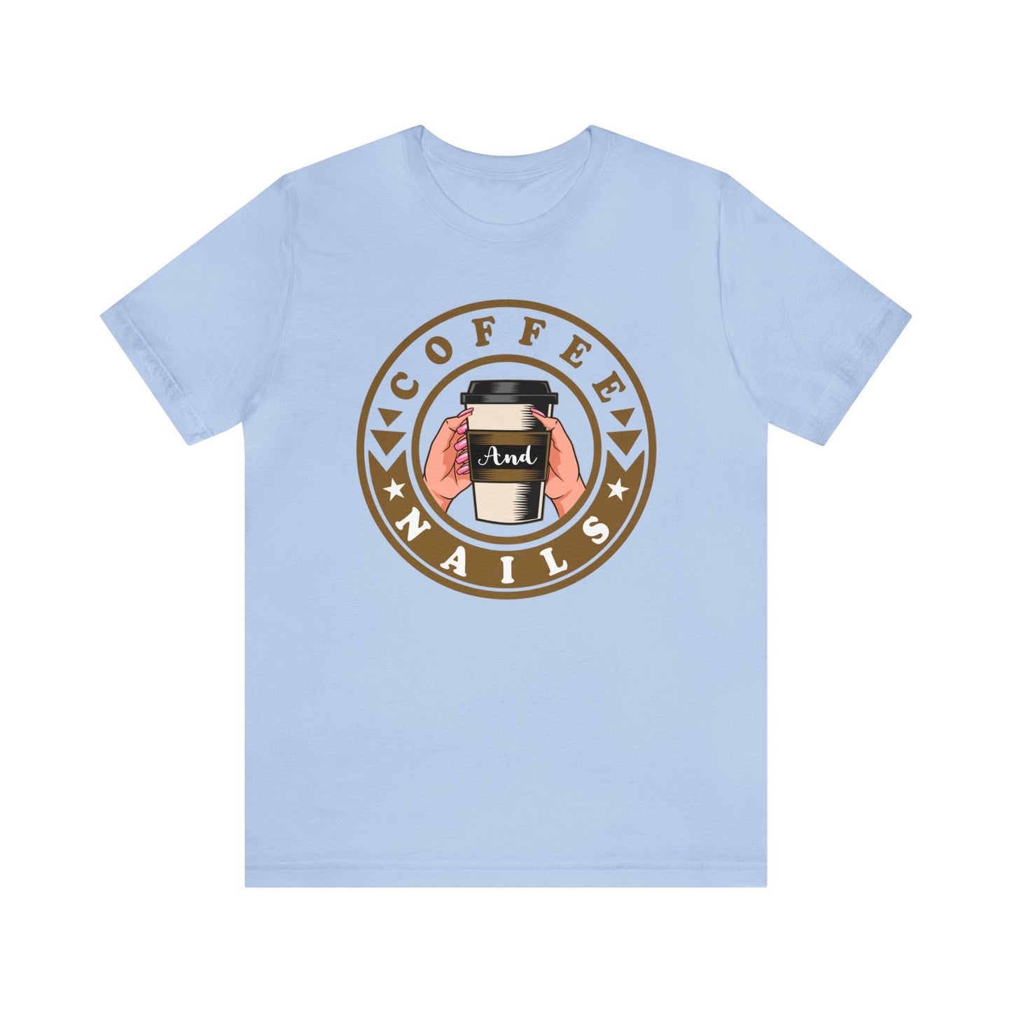 Coffee Nail Unisex Jersey Short Sleeve Tee