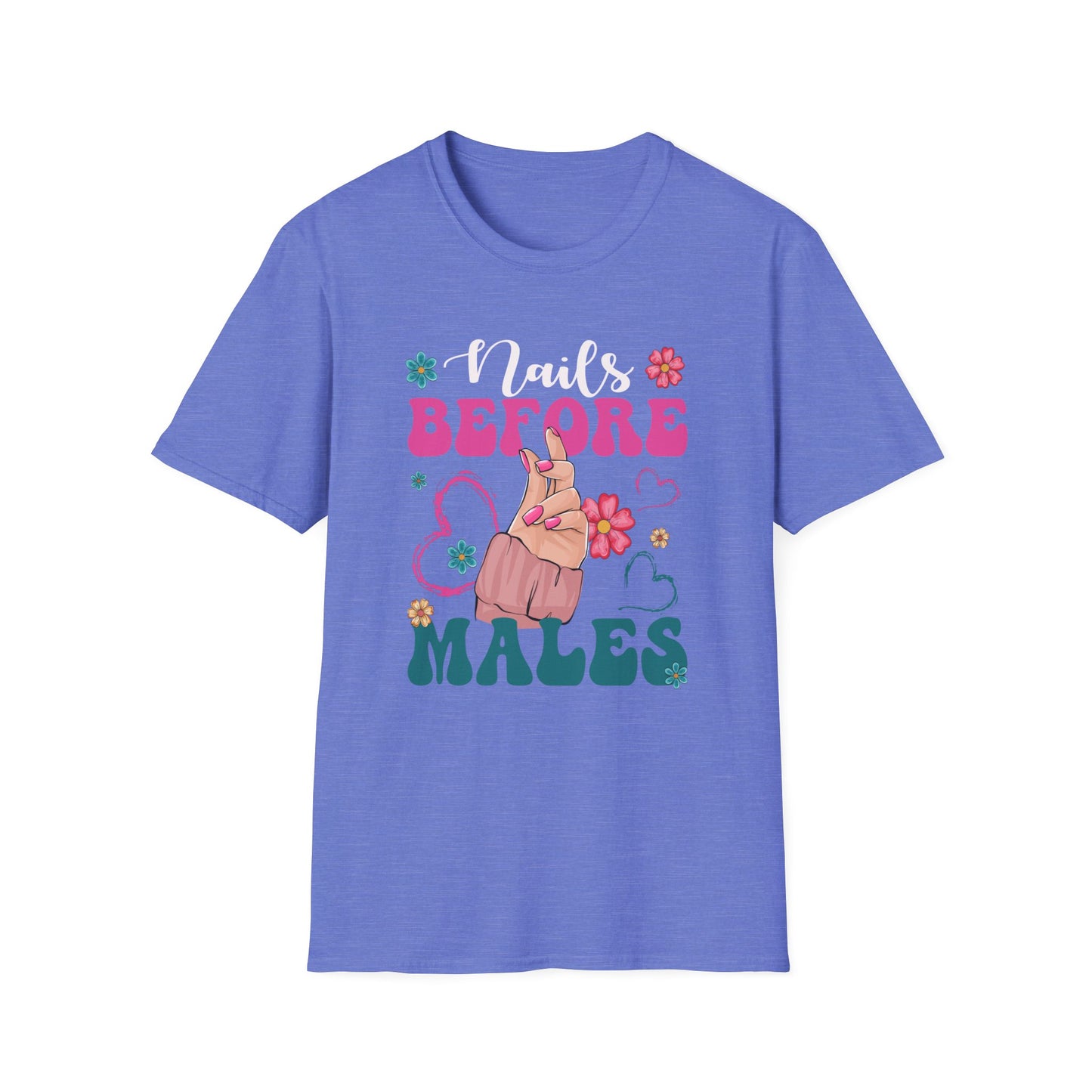 Nails before males Unisex Softstyle T-Shirt