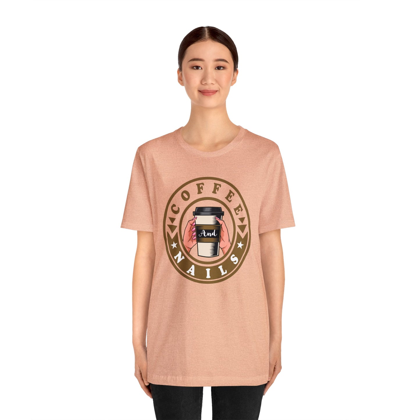 Coffee Nail Unisex Jersey Short Sleeve Tee