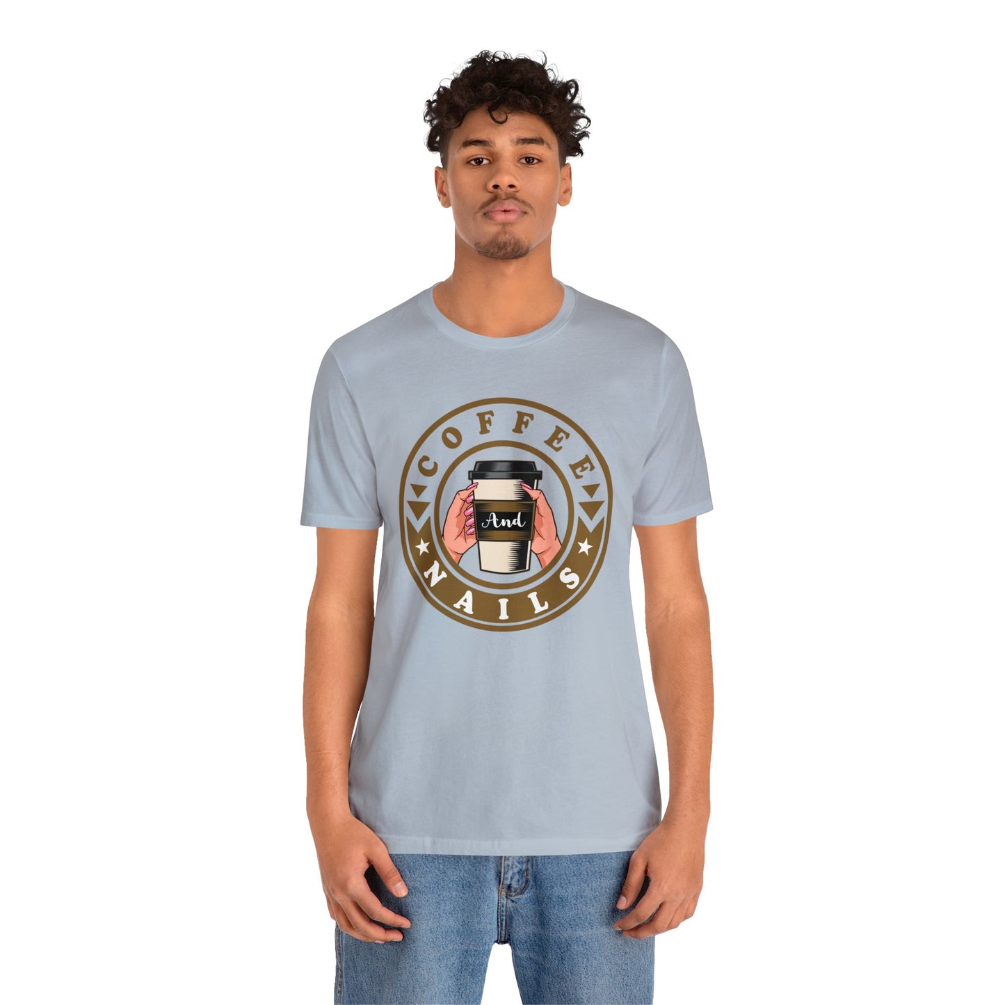 Coffee Nail Unisex Jersey Short Sleeve Tee