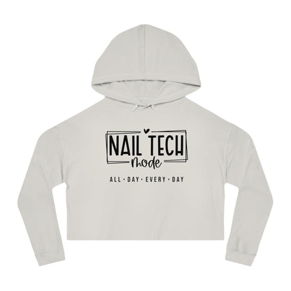 Nail Tech Mode Cropped Hooded Sweatshirt