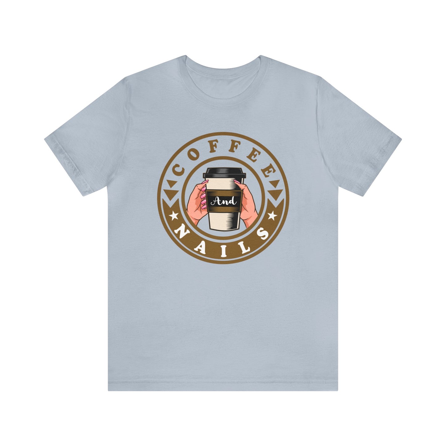 Coffee Nail Unisex Jersey Short Sleeve Tee