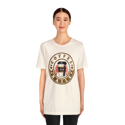 Coffee Nail Unisex Jersey Short Sleeve Tee