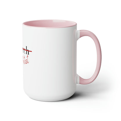 Nail Artist Two-Tone Coffee Mugs, 15oz