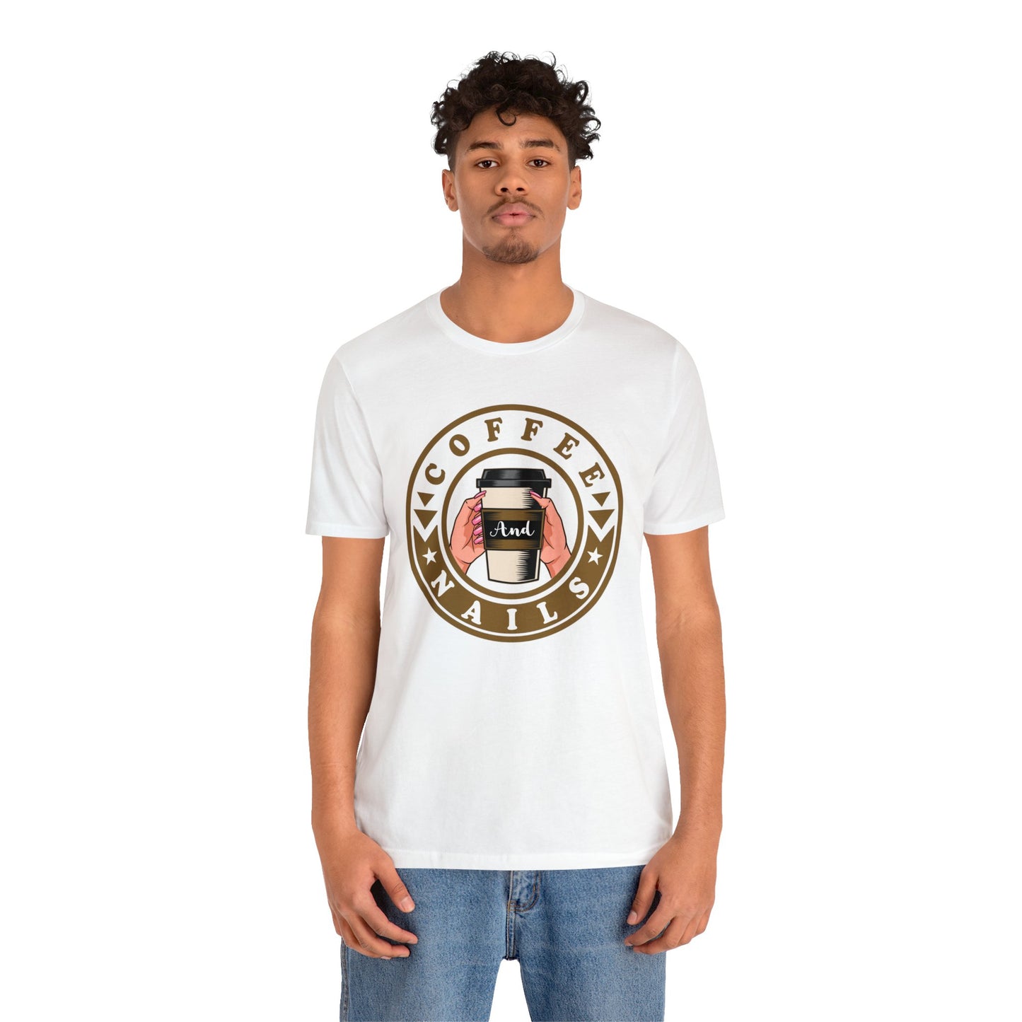 Coffee Nail Unisex Jersey Short Sleeve Tee