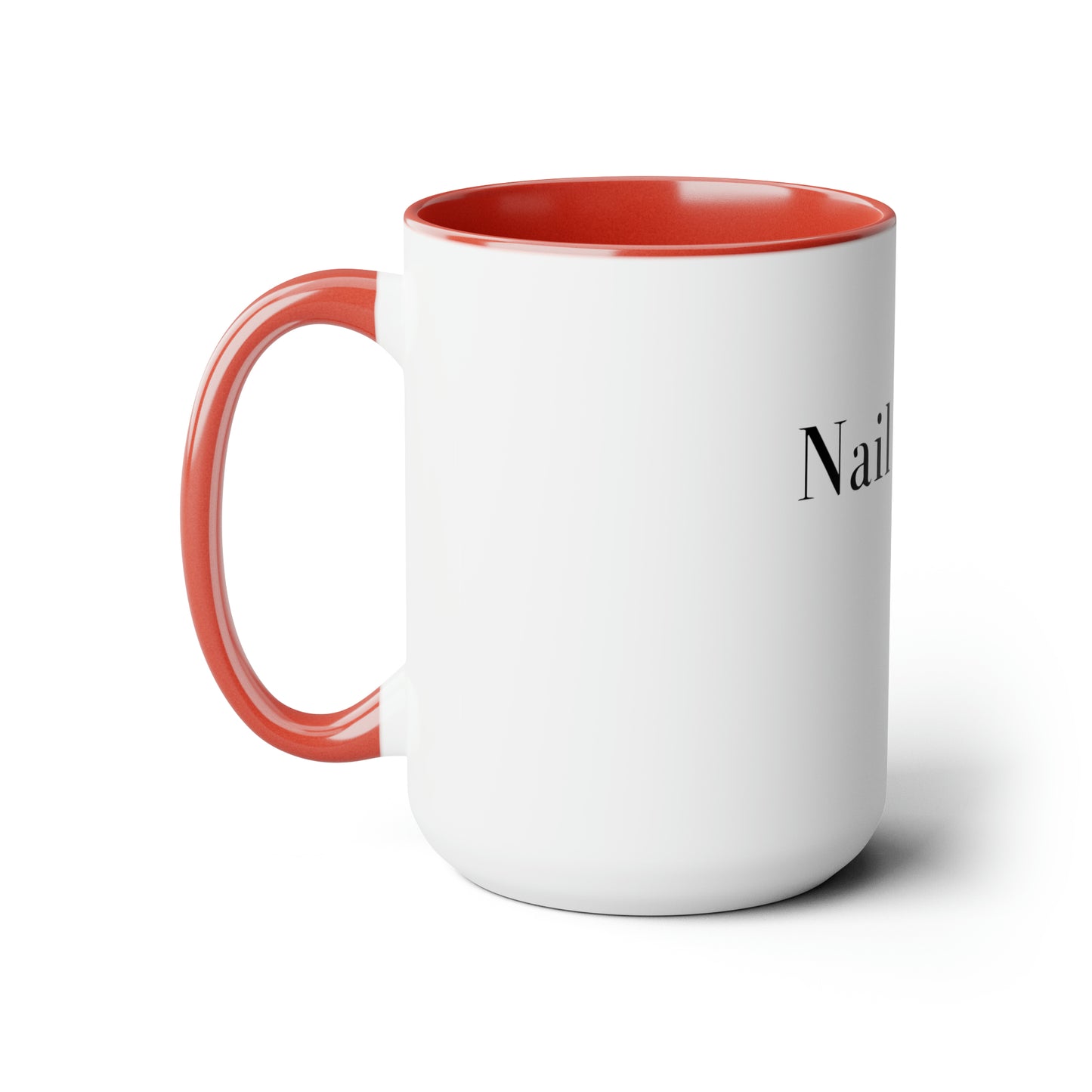 Nail Artist Two-Tone Coffee Mugs, 15oz